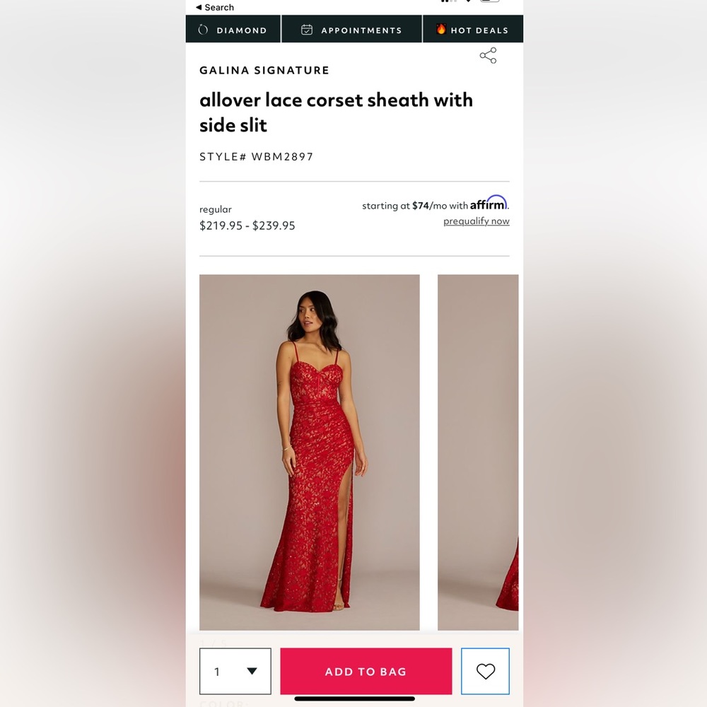 Valentines Day Gown